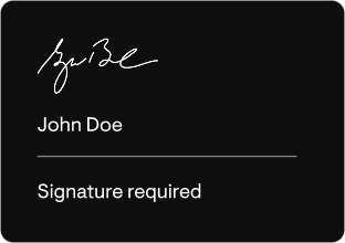 E-signature tracking