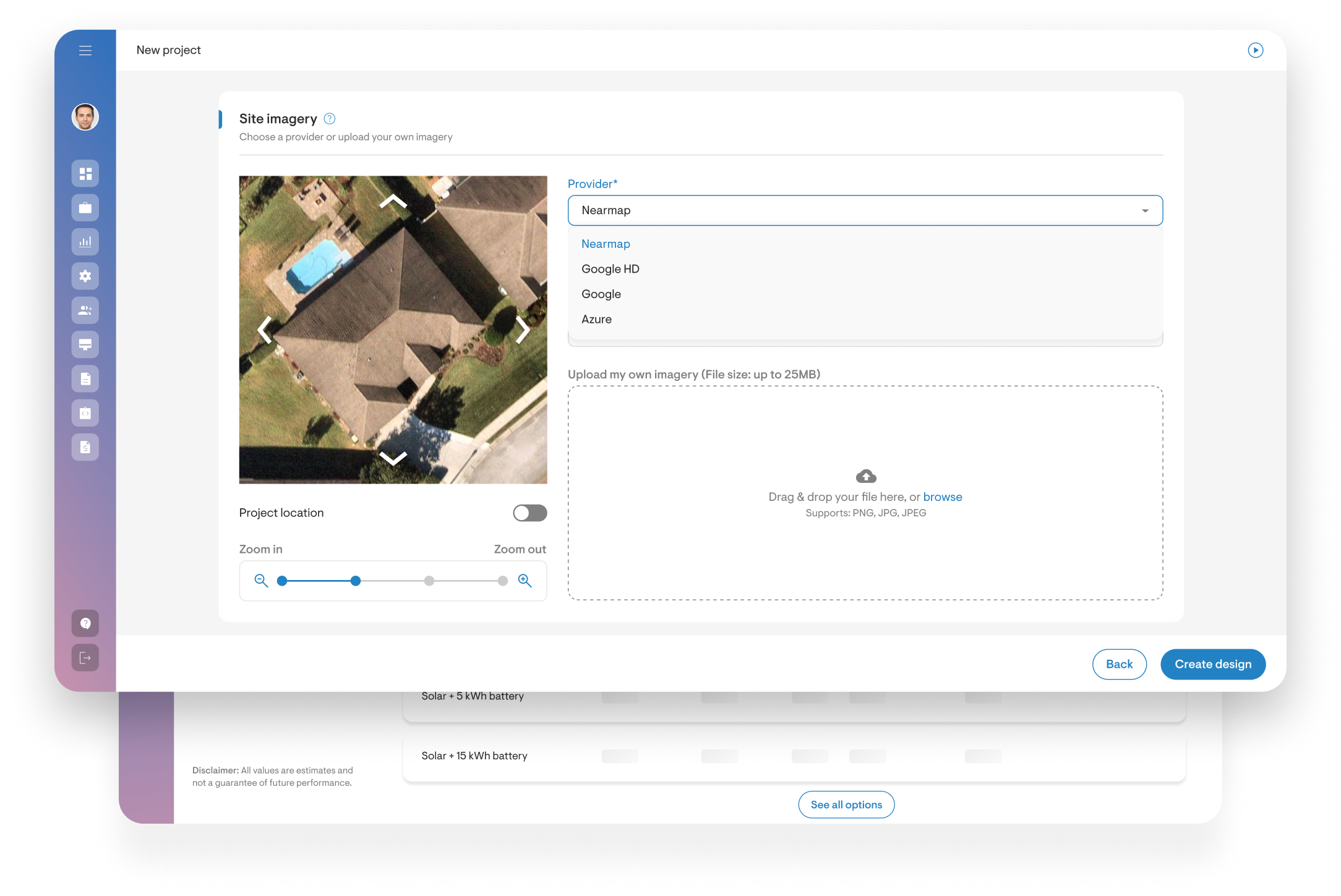 High resolution imagery