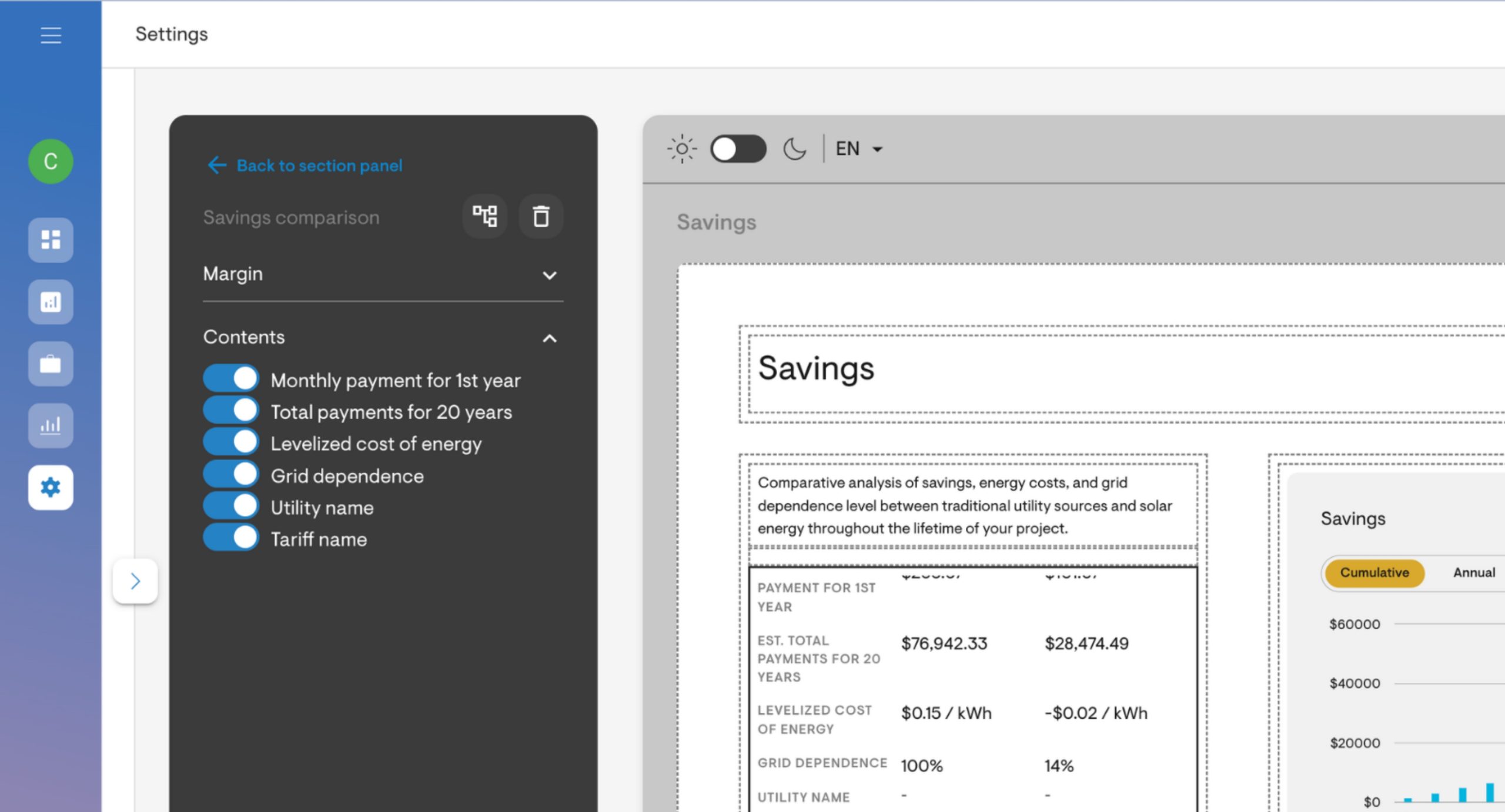 Display utility name on proposal